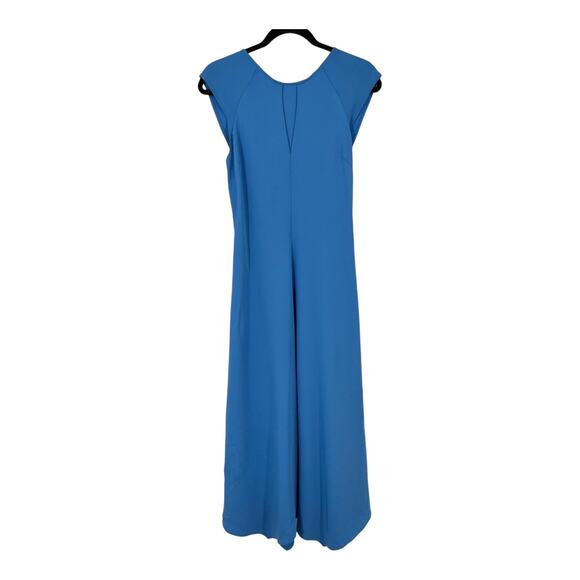 Reiss dress Eleni cap sleeve midi blue size 4 DEFECT - Picture 2 of 11